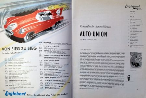 "Englebert Magazin" Tire-Magazine 1956 (6523)